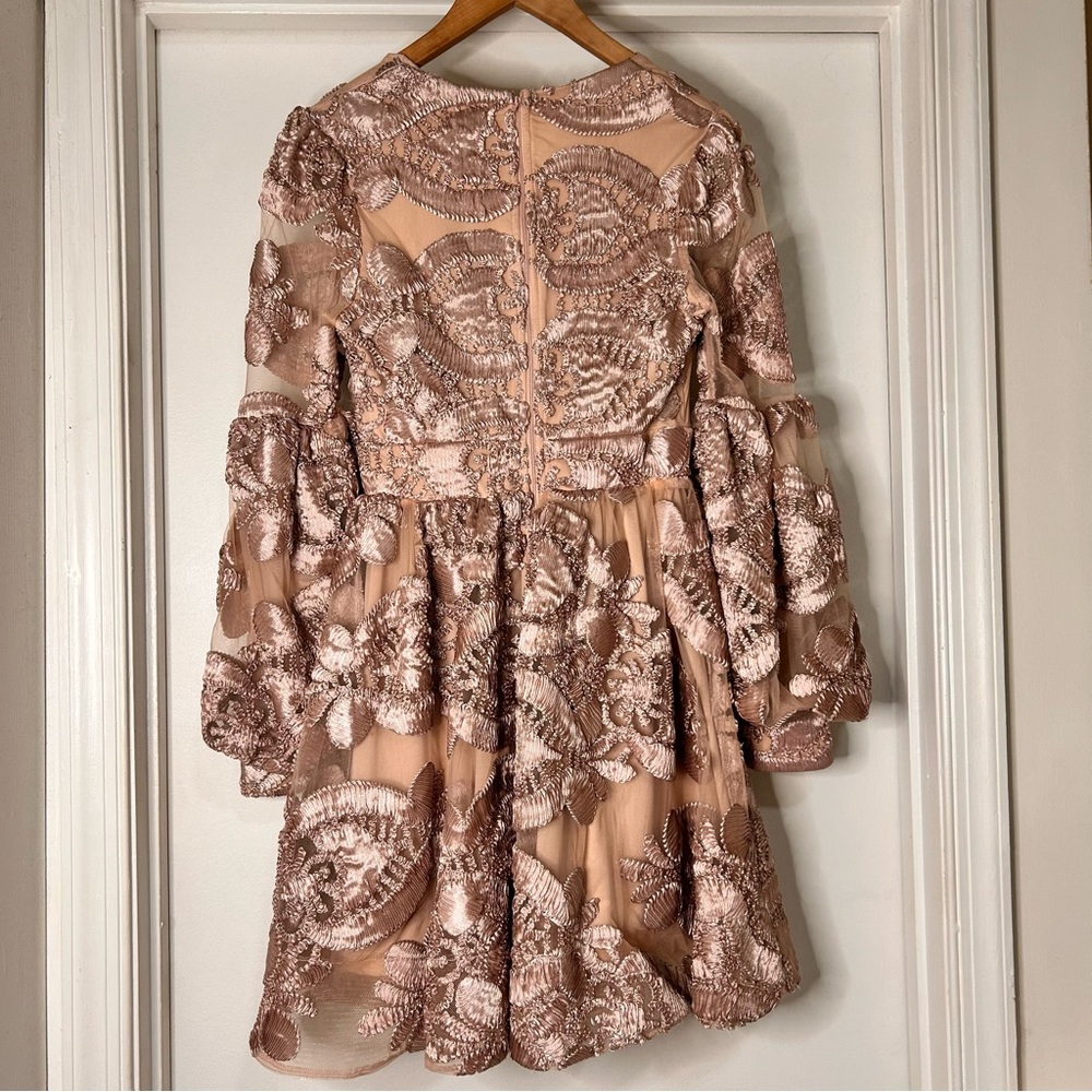 CQ by CQ Elegant Floral Embroidered Dress - Size Small - Picture 4 of 15